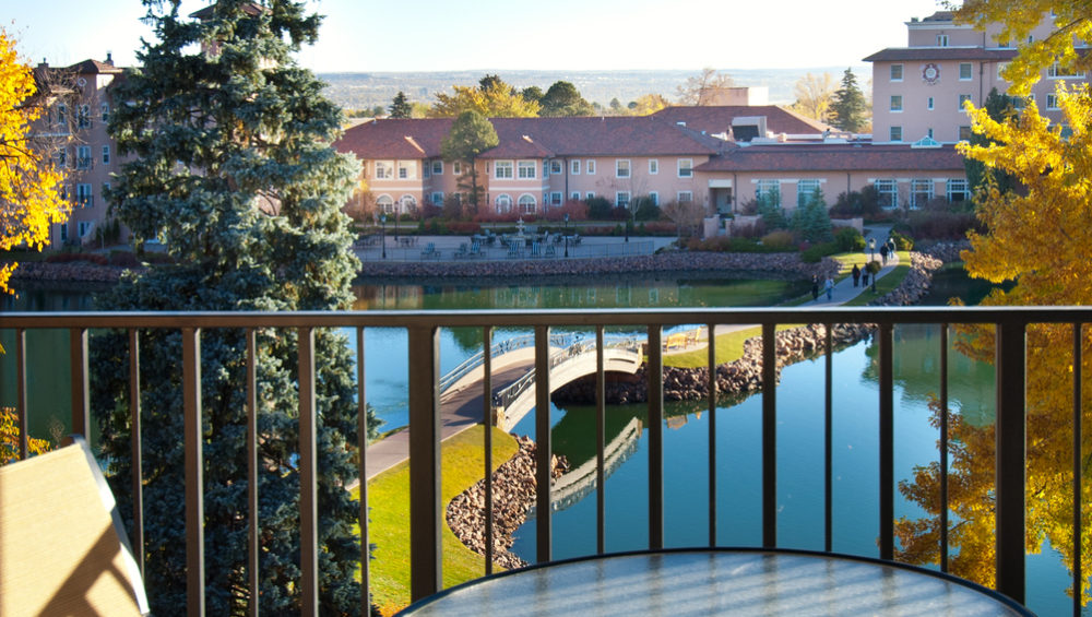 View from a Broadmoor Resort Room Terrace